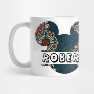 Robert Name With Seamless Pattern Mug